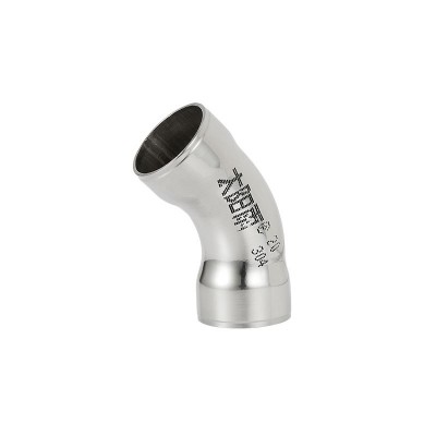 太陽雨管道不銹鋼焊接-45°彎頭