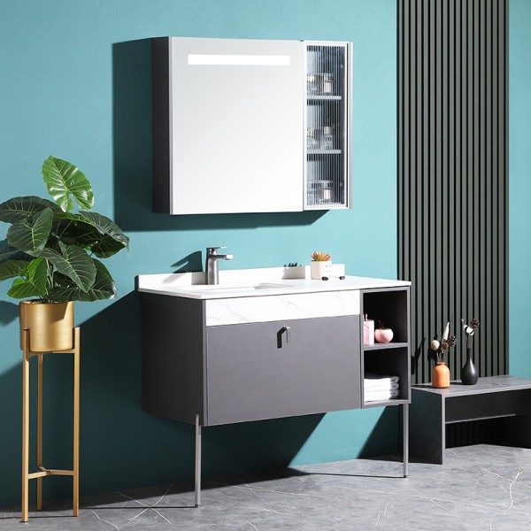 太陽(yáng)雨浴室柜/主柜/鏡柜/巖板/多層實(shí)木/免漆/手感LED智能鏡/YD1004